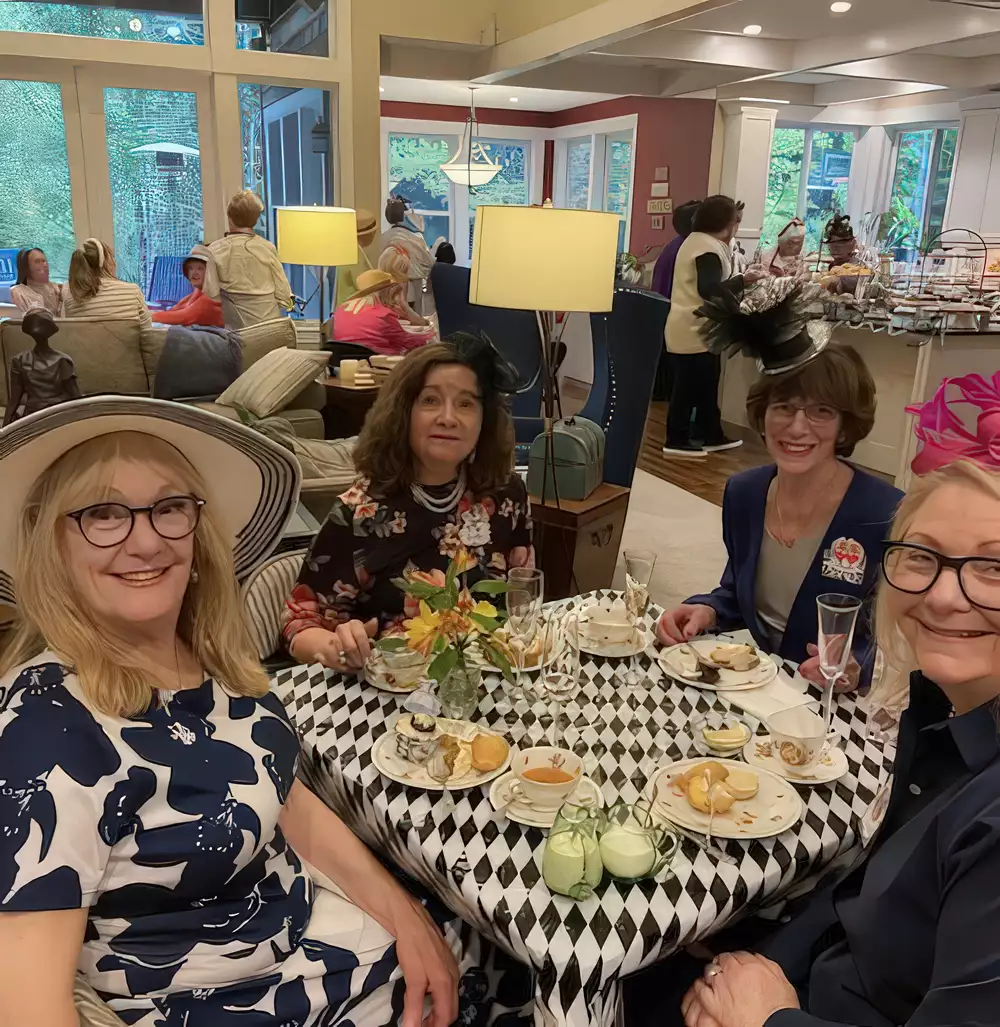 Maggie, Sue, Marjorie, and Lisa
