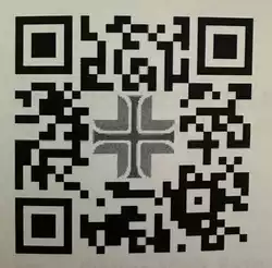 QR code on healthcare instructions