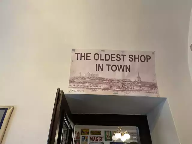 Enjoyed visiting this ancient business that served us kolaches.