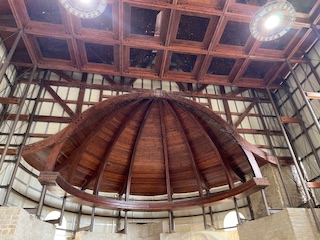 The wooden dome was added to the Basilica.